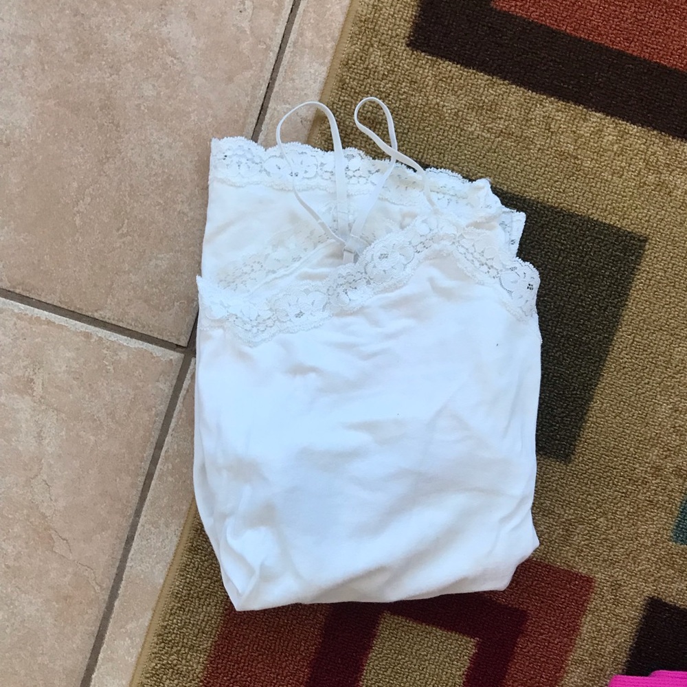 Aeropostale white tank top